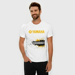 Футболка slim-fit YAMAHA Z, цвет: белый — фото 2