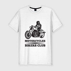 Футболка slim-fit Biker Z, цвет: белый