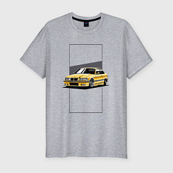 Футболка slim-fit BMW E36, цвет: меланж