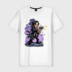 Футболка slim-fit John Wick, цвет: белый