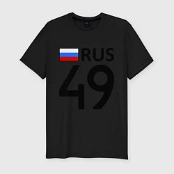 Мужская slim-футболка RUS 49