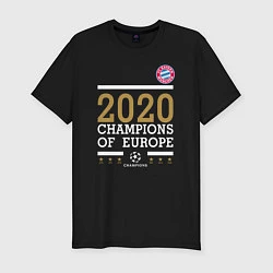 Мужская slim-футболка FC Bayern Munchen Champions of Europe 2020