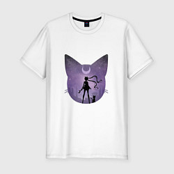 Мужская slim-футболка Лунный воен