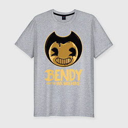 Футболка slim-fit Bendy And The Ink Machine, цвет: меланж