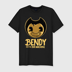Мужская slim-футболка Bendy And The Ink Machine