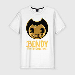 Мужская slim-футболка Bendy And The Ink Machine