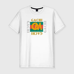 Мужская slim-футболка GachiGucci