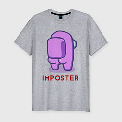 Мужская slim-футболка Among Us Impostor