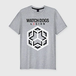 Мужская slim-футболка Футурологи Watch Dogs Legion