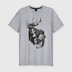 Футболка slim-fit Hannibal, цвет: меланж