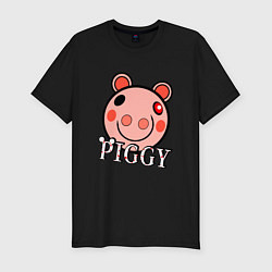 Футболка slim-fit ROBLOX PIGGY, цвет: черный