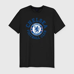 Футболка slim-fit Chelsea FC, цвет: черный