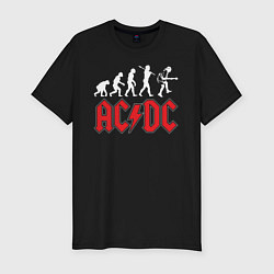 Мужская slim-футболка ACDC
