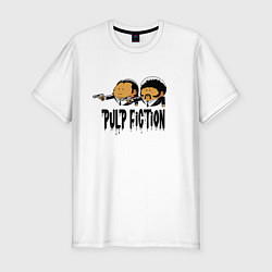 Мужская slim-футболка Pulp fiction