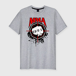 Мужская slim-футболка MMA