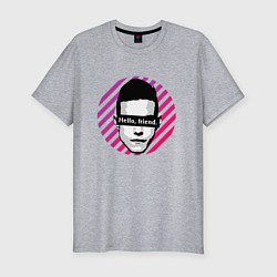 Футболка slim-fit Mr Robot, цвет: меланж