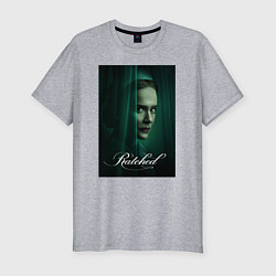 Футболка slim-fit Ratched, цвет: меланж