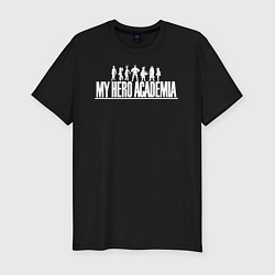 Мужская slim-футболка Моя геройская академия