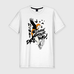 Футболка slim-fit Хайку, цвет: белый