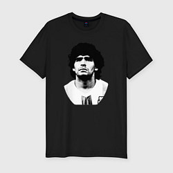 Мужская slim-футболка Диего Марадона