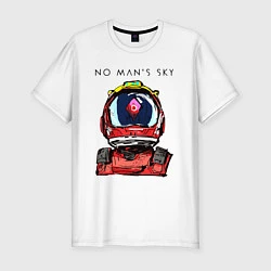 Мужская slim-футболка NO MANS SKY