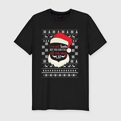 Мужская slim-футболка Im not Santa