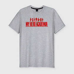Мужская slim-футболка Моя геройская академия