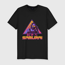 Футболка slim-fit Cyberpunk 2077 SAMURAI, цвет: черный