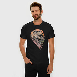 Футболка slim-fit Metallica art 04, цвет: черный — фото 2