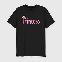 Футболка slim-fit Princess, цвет: черный