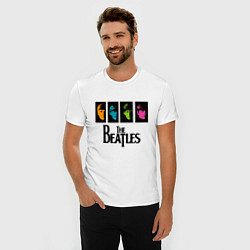 Футболка slim-fit Всемирный день The Beatles, цвет: белый — фото 2