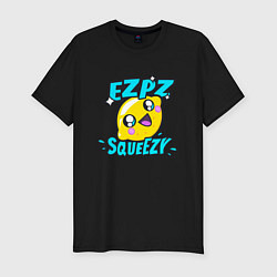 Мужская slim-футболка Easy Peasy Lemon Squeezy