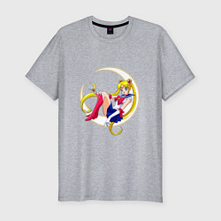 Мужская slim-футболка Sailor Moon