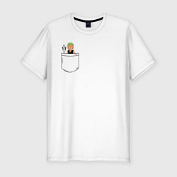 Мужская slim-футболка One piece