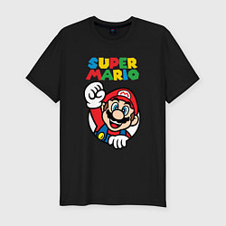 Мужская slim-футболка Mario