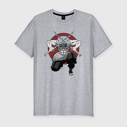 Мужская slim-футболка Иноске