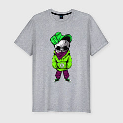 Мужская slim-футболка Skoda Skull Z