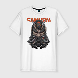 Мужская slim-футболка SAMURAI Cyberpunk 2077