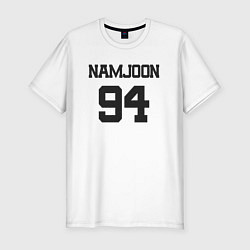 Футболка slim-fit BTS - Namjoon RM 94, цвет: белый