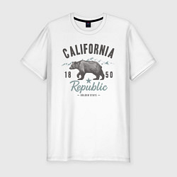 Мужская slim-футболка California