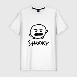 Футболка slim-fit SHOOKY BTS, цвет: белый