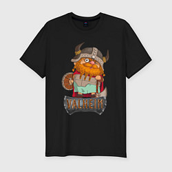 Футболка slim-fit Valheim, цвет: черный