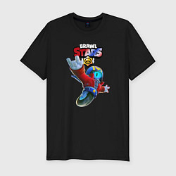 Футболка slim-fit Brawl Stars - Stu, цвет: черный