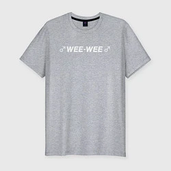 Футболка slim-fit WEE-WEE, цвет: меланж