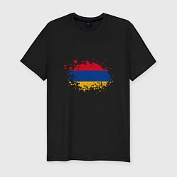 Мужская slim-футболка Флаг Армении