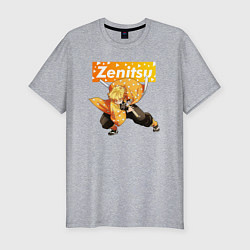 Футболка slim-fit ЗЕНИЦУ ZENITSU, цвет: меланж
