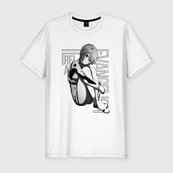 Футболка slim-fit Евангелион, цвет: белый