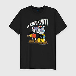 Футболка slim-fit CUPHEAD, цвет: черный