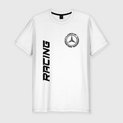 Футболка slim-fit Mercedes, цвет: белый