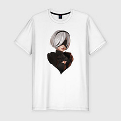 Футболка slim-fit Nier Automata, цвет: белый